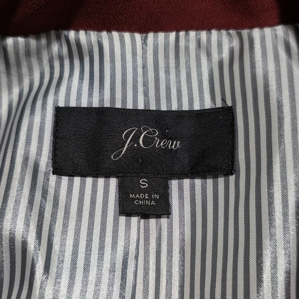 J. Crew Schoolboy Blazer in Cabernet Size Small